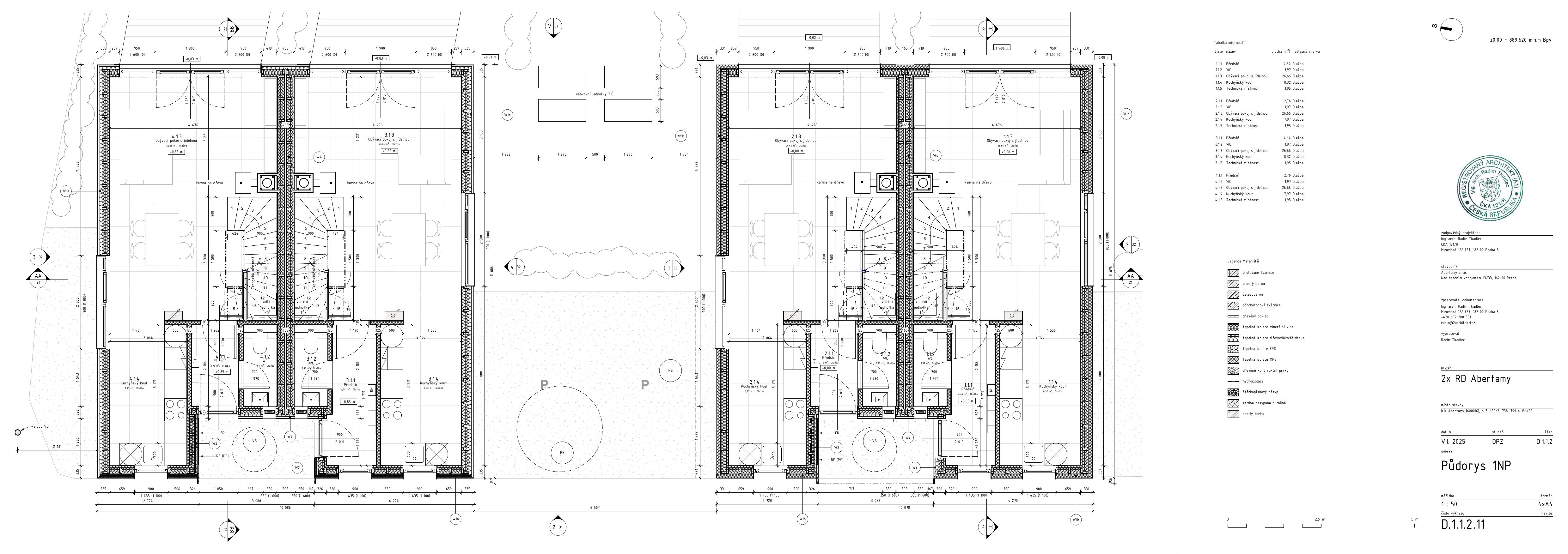 Půdorys přízemí
